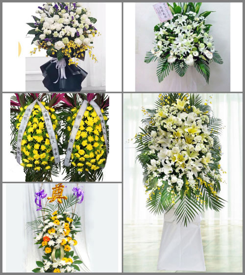 海南海口市龙华区滨海街道滨港社区白事花篮预定